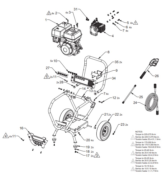PWZC164000 Parts Breakdown
